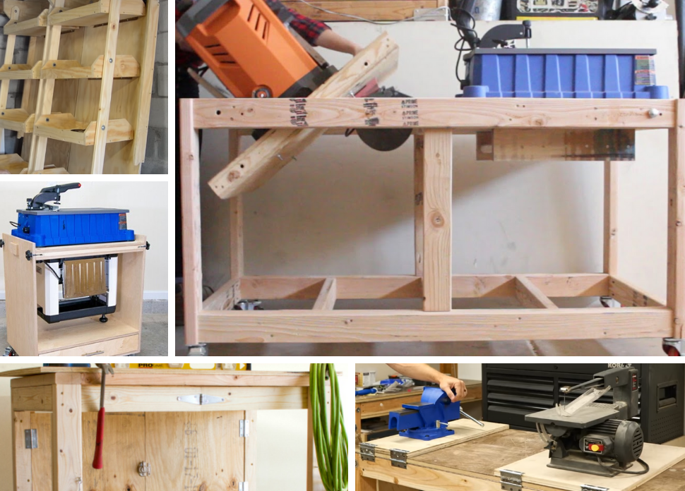 Fold Away Tool Storage -7 Must-See Tutorials #SawdustProjects